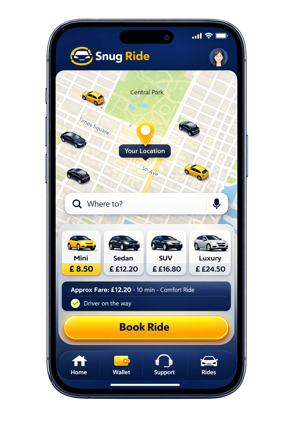 Experience the Snug Ride App